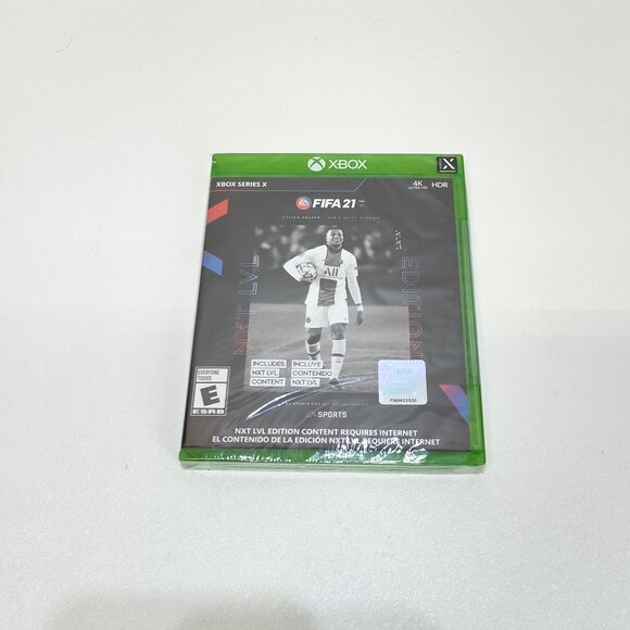 XBOX EA Sports FIFA 21 NXT LVL Edition Soccer XBOX Series X 4K Ultra HD HDR NWT - Picture 1 of 7